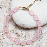 Pink beads bracelet