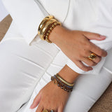 Grey flame bracelet