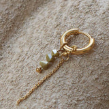Chain Olive hoop