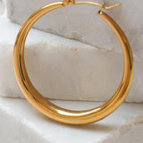 Golden cirkel hoop