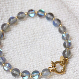 Grey flame bracelet