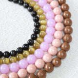 Soft plum necklace