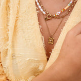 Oval loop necklace