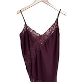 Lace top burgundy