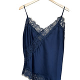 Lace top navy