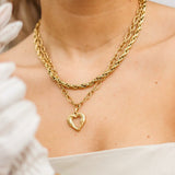 Sisi necklace gold
