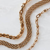 Flat chain bracelet