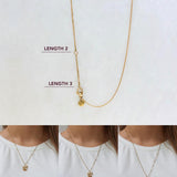 Cherry bow necklace