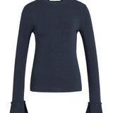 Jersey top with removable cuff