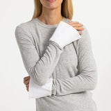 Jersey top with removable cuff