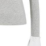 Jersey top with removable cuff