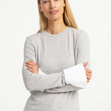 Jersey top with removable cuff