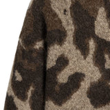 Gebreid vest met vleermuismouwen