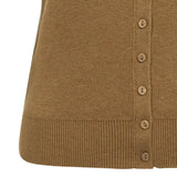 Sleeveless knit cardigan