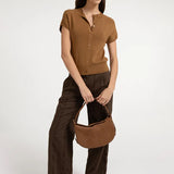 Sleeveless knit cardigan