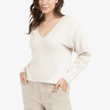 Trui met colorblock-effect