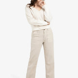 Trui met colorblock-effect