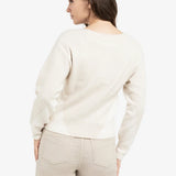 Trui met colorblock-effect