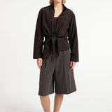Twin set knotted blouse and singlet