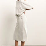 Midi skirt with slit