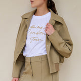 01-719081-602 T-shirt met flockprint