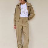 01-719081-602 T-shirt met flockprint