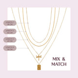 We shell sea necklace gold