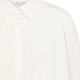 Layered blouse with knot