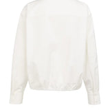 Layered blouse with knot