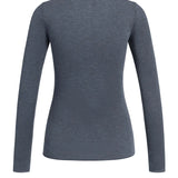 Long sleeve top with round neck