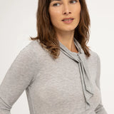 Top met strikkraag