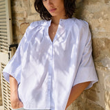 Oversized batwing blouse