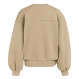 Oversized sweater met ballonmouwen