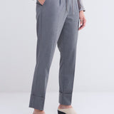 Trousers viscose blend stretch