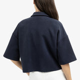Polo top met halve rits