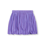 R2602245927 ladies woven short stripe balloon  skirt DYME
