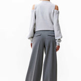 Sweater with cut out