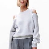Sweater with cut out