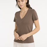 T-shirt met licht gewassen effect