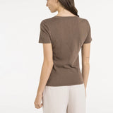 T-shirt met licht gewassen effect