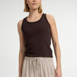 Singlet with braided trim