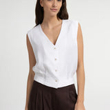 Sleeveless blouse