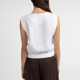 Sleeveless blouse