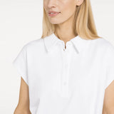 Sleeveless jersey blouse
