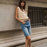 Sleeveless sweatshirt