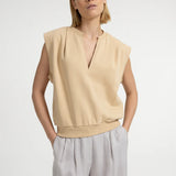 Sleeveless sweatshirt