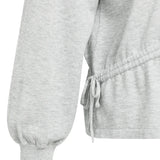 Sweater met hoge hals en taillekoord