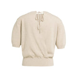 Short sleeve sweater