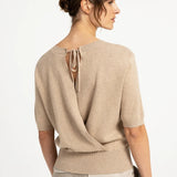 Short sleeve sweater
