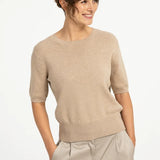 Short sleeve sweater